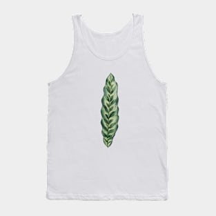 Simple Calathea Leaf Tank Top